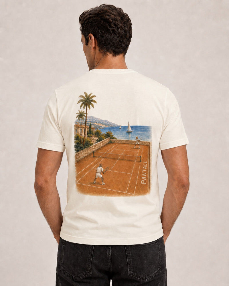 Camiseta Pantech Tennis — costas com estampa